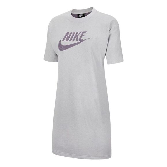Nike Sportswear NSW Fleece Dress Platinum Gray New - Picture 3 of 14